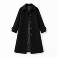 The Beatrice Rounded-Collar Coat - 黑色 - Main preview