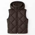 The Iris Quilted Gilet - 深棕色 - New main
